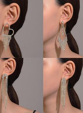 Long earrings women
