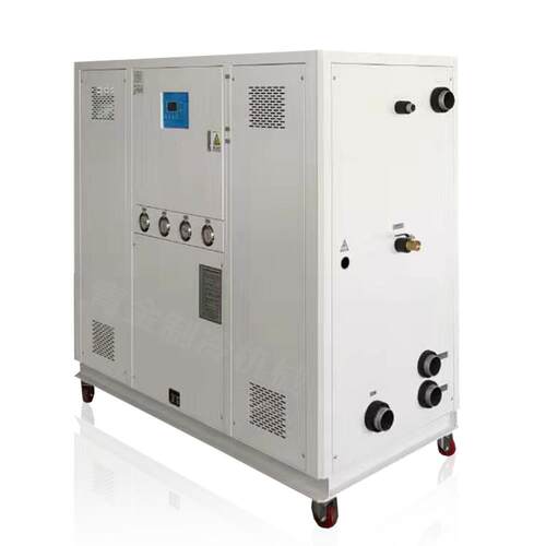 30W功QX-30W率水冷式大水机吸降解餐盒塑设备冷水机5度水冷冷机工