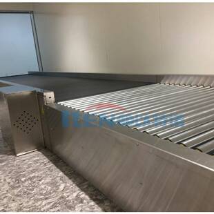 行李安检滚筒输送机港口滚筒输送设备机场大件行李滚筒传送机