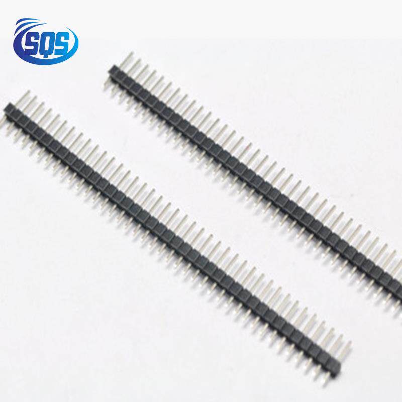 2.54MM间距 单排排针 铁针 1*40PIN 普通 插针11.34mm 整包200条