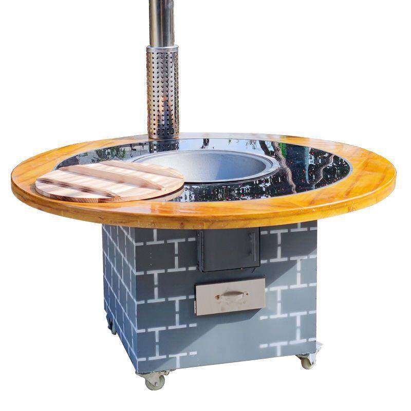 移动柴火灶铁锅炖灶台地锅鸡柴火鸡灶台大锅台室外户外商用灶