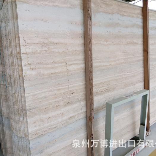 现货米白洞石墙面石材米黄洞石干挂大理石工程板兰洞定制罗马洞石