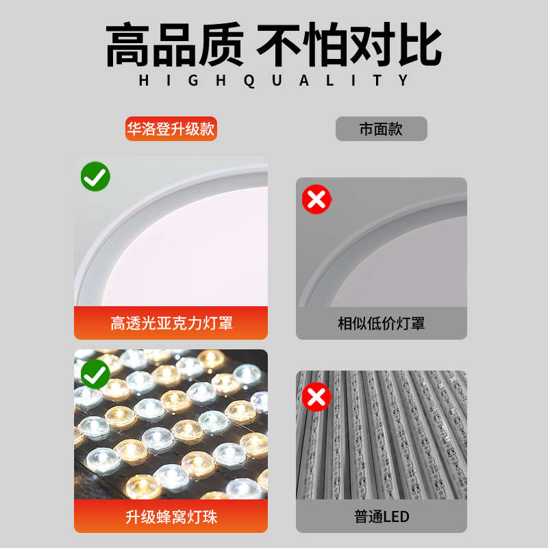 现代北欧主led卧室奶油吸顶灯卧房护眼间风简约卧室灯儿童灯具