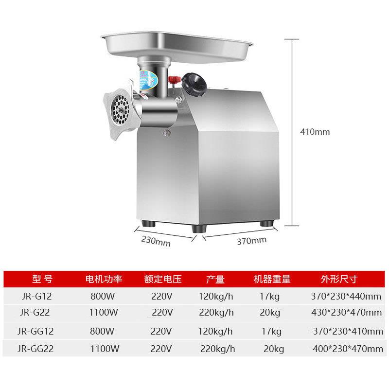 绞肉机商用不锈钢台式多功能鲜肉灌肠机搅肉馅大型碎肉机
