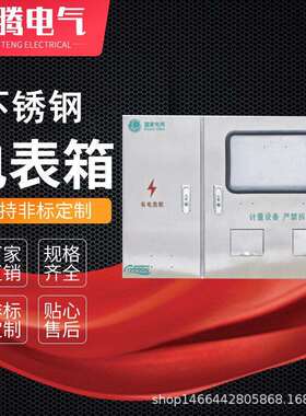 Tfy单相多表位金属电表箱计量箱不锈钢金属电表箱热镀锡电表箱