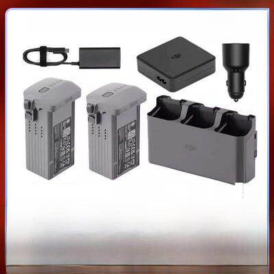 大疆Air3S电池Rc2屏幕遥控器Mavic Air3电池充电管螺旋桨汽车充电存储配件