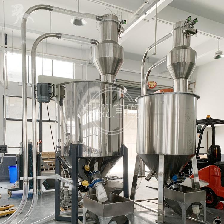 塑料管材生产线集中供料计量配混系统