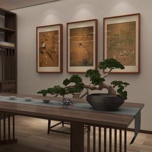 米亦堂x宋徽宗 芙蓉锦鸡图新中式花鸟古国画茶室玄关和室书房挂画