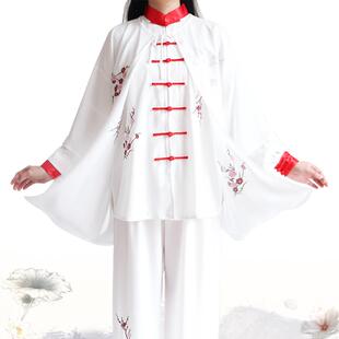 正品春夏太极服女太极练拳功服男武术比表刺演服赛中国风套装春秋