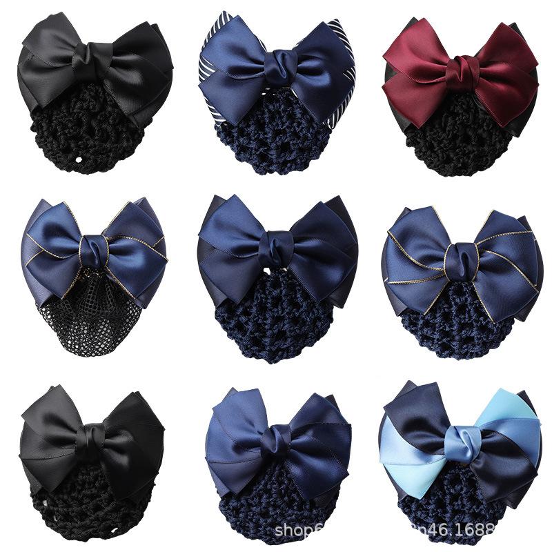 蝴蝶结职业护士空姐银行上班发饰