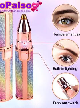 Electric Eyebrow Trimmer Epilator Body Facial Hair Remover