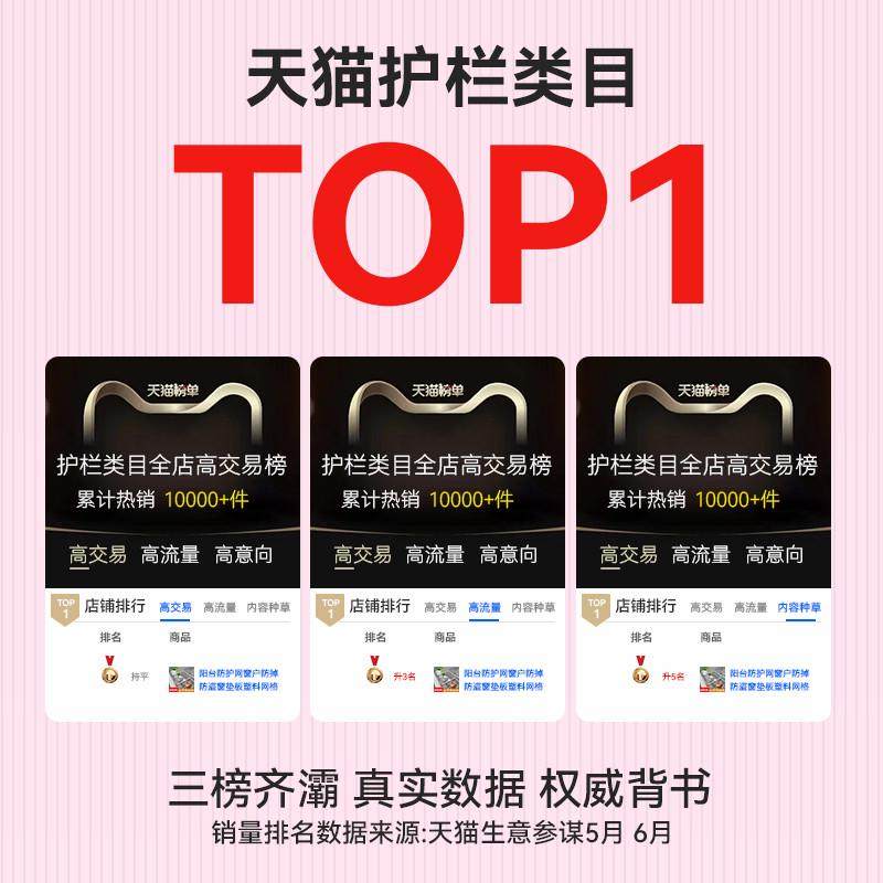 阳台防护网窗户防掉防盗窗垫板塑料网格围栏猫防坠封窗安护栏,五金/工具,安全网,淘宝优惠券,粉丝福利购,淘宝优惠卷