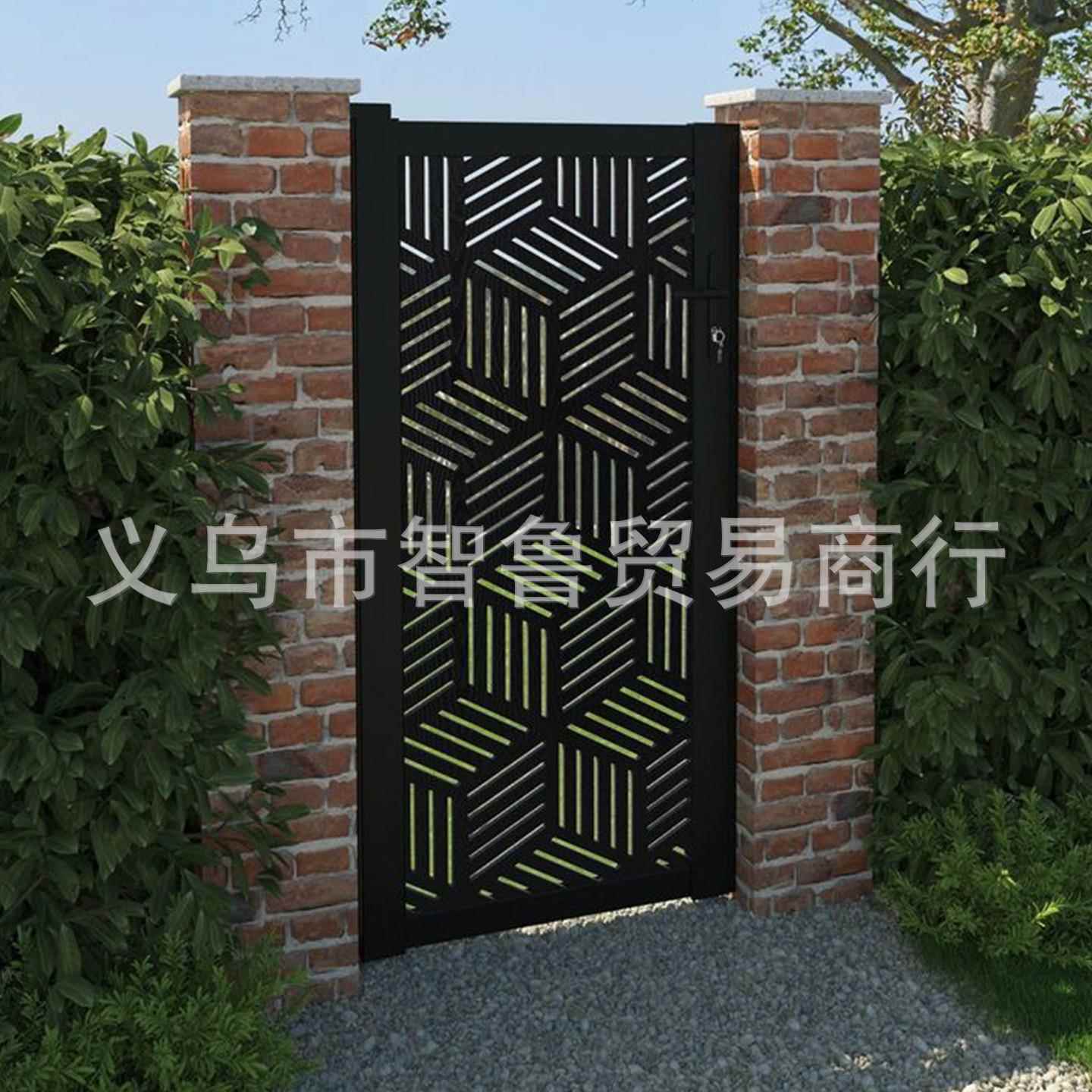 别墅庭院花园门 户外护栏 金属雕花平面材料 门面装饰厂家直销