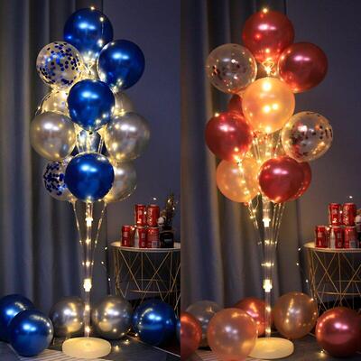 发光气球Birthday balloon party theme decoration romantic