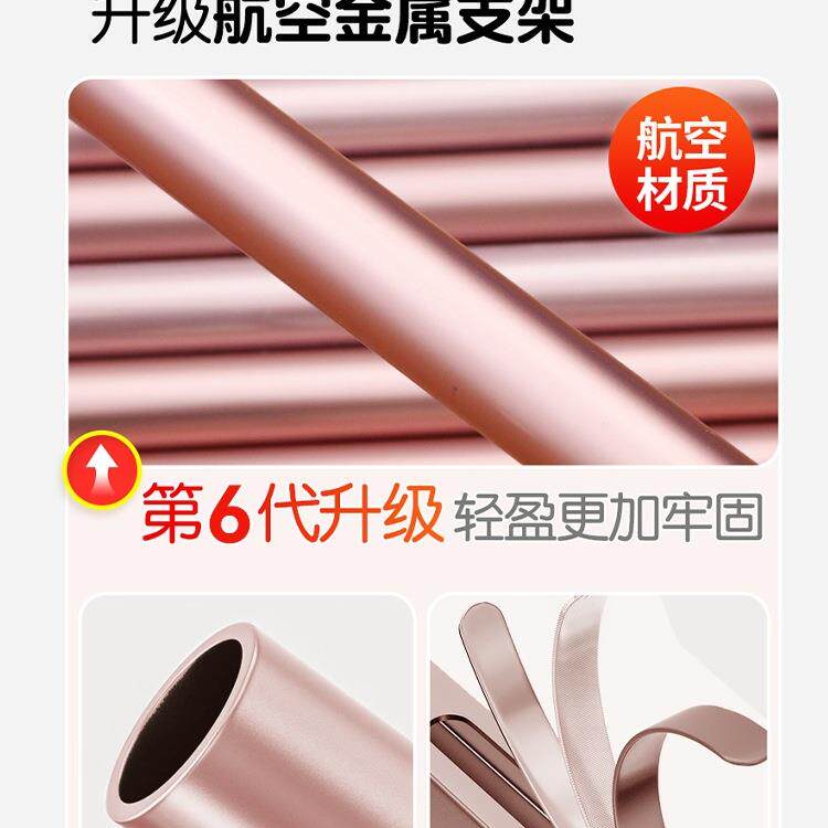 u型伸缩 落地式宫廷蚊帐家用卧室公主2025新款免安装支架加粗蚊帐