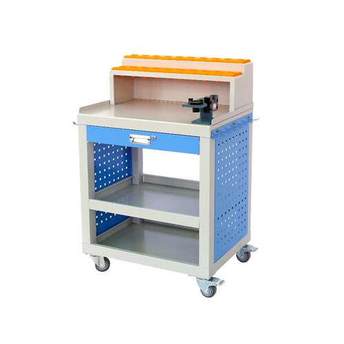 CNC加工中心E8重型工作台BT40/50重型钳工台刀柄架HSK6工具柜拆