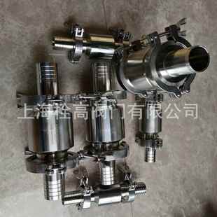 不锈钢双宝塔止回阀 KF双宝塔接头真空止回阀口径DN15-DN50