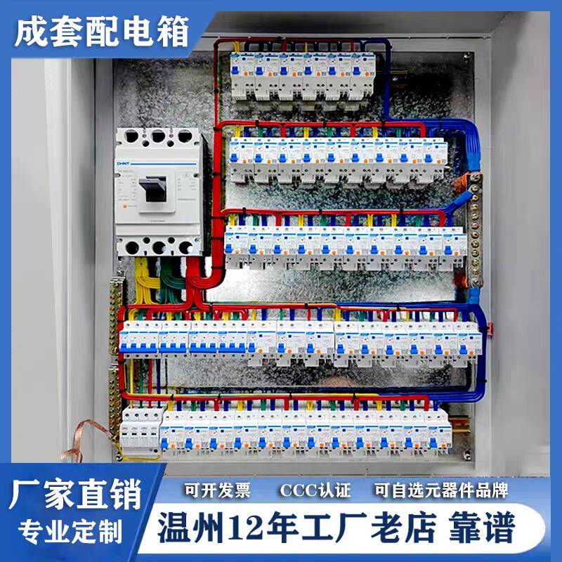 定制低压成套配电箱控制柜三相四线电表箱家用照明箱工地二三级箱