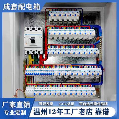 定制低压成套配电箱控制柜三相四线电表箱家用照明箱工地二三级箱