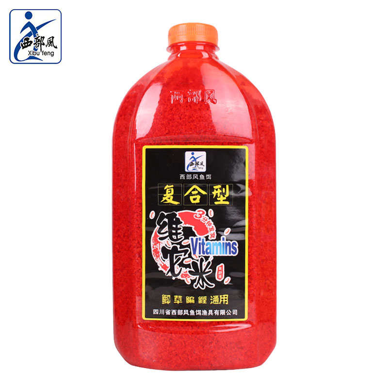 西部风鱼饵复合型维它米黑坑野钓酒米鲤鲫鱼底窝料钓鱼打窝米饵料