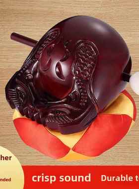 【当日交货】木鱼实木乐器打击乐器老式樟木原木大型木鱼