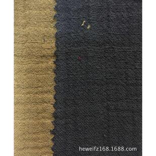 棉麻面料 厂价直销F1232现货供应 双层皱布 麻棉时尚 仿麻亚麻服装