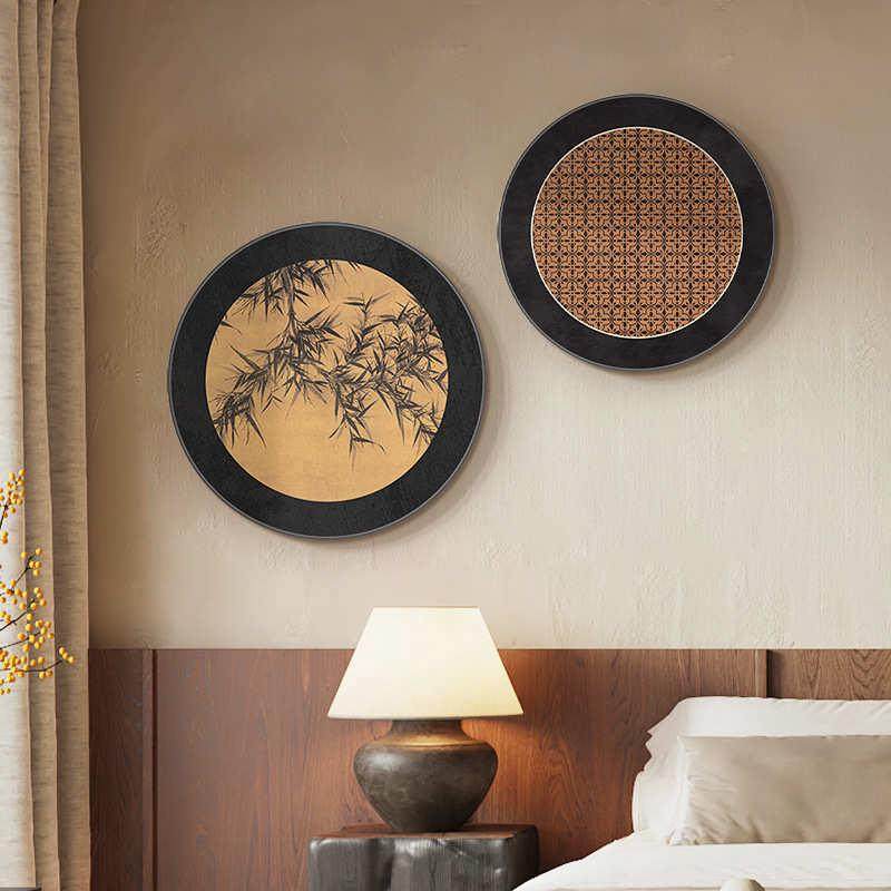 法式中古风客厅挂画复古圆形沙发背景墙壁画餐厅卧室高级感装饰画,家居饰品,现代装饰画,淘宝优惠券,粉丝福利购,淘宝优惠卷