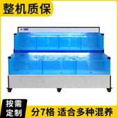 饭店专用鱼池海鲜鱼缸移动海鲜池商用一体超市海鲜缸虾海鲜贝类池