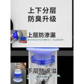 马桶法兰密封圈硅胶防臭胶圈坐便器一体式 垫圈底部加长漏水配件