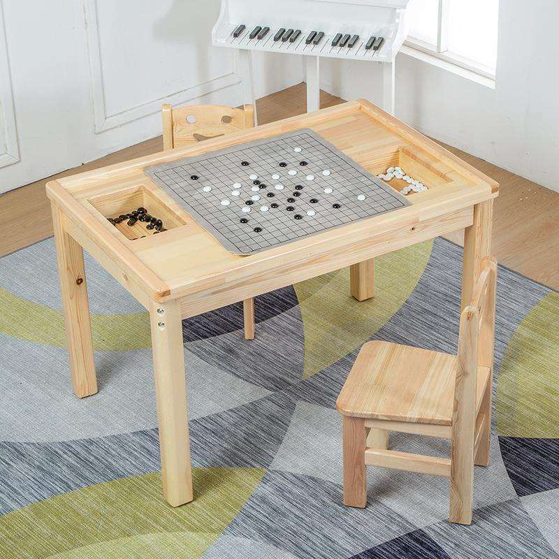 实木围棋桌象棋桌五子棋桌围棋桌椅组合棋盘桌儿童专用课桌书桌