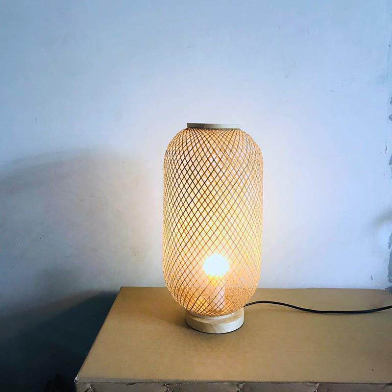 竹艺竹编吊灯东南亚餐厅茶楼竹艺灯现代简约手工编织景区竹丝灯笼