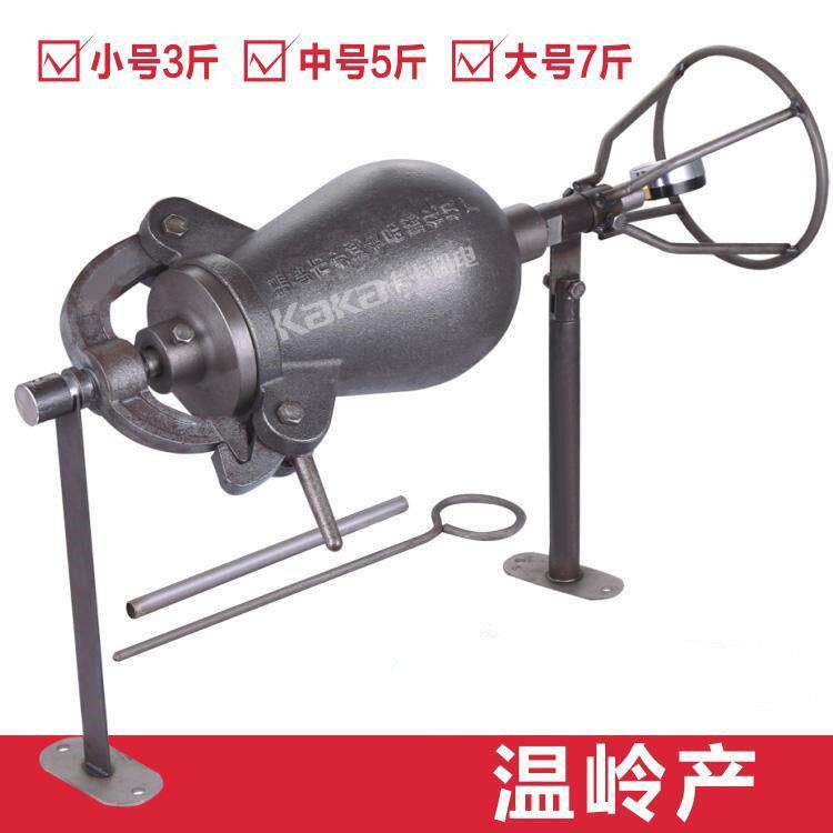 特价7斤老式手摇爆米花机蓬化机炸花机大炮火烧爆米花机器干蹦鸡
