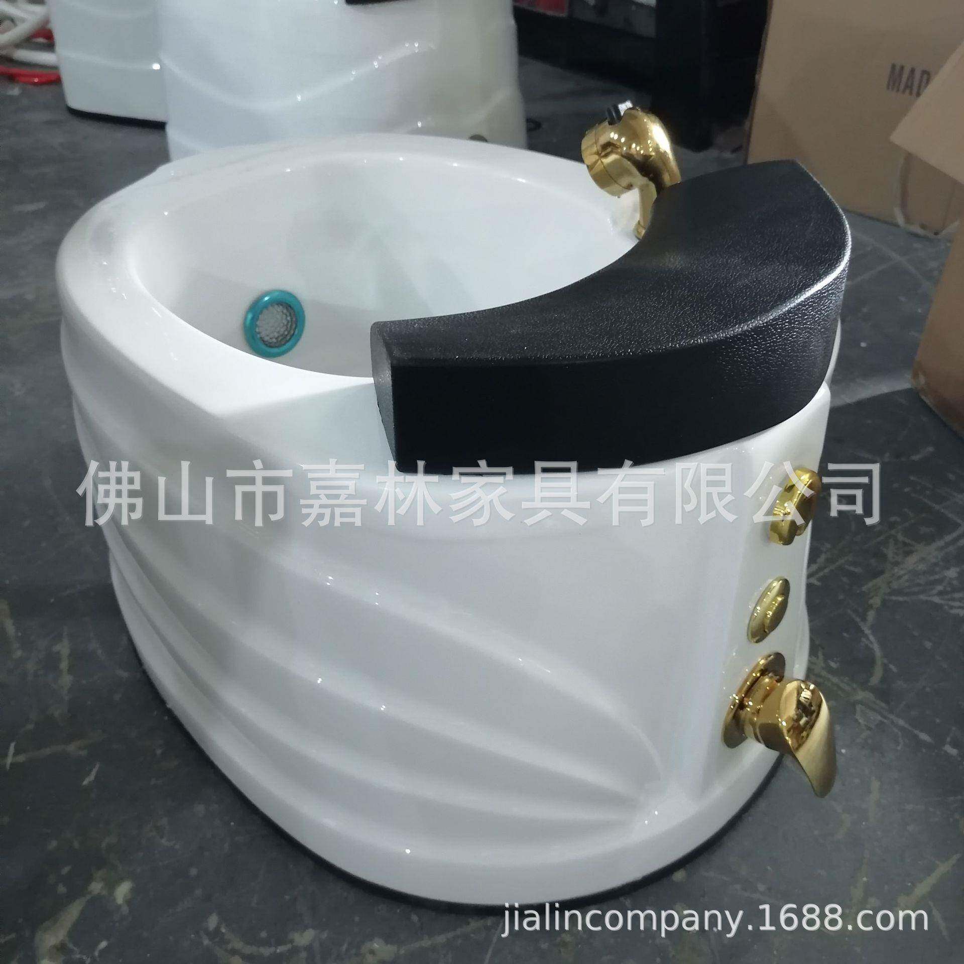 亚克力足浴盆落地沐足足浴盆美甲修甲洗浴泡脚池立式