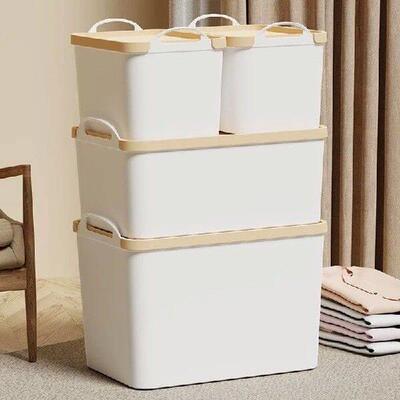 Home Sundries Toy Storage Wardrobe Box with Cover Plastic