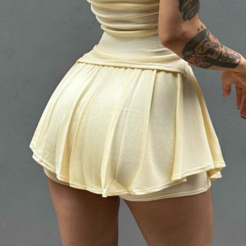 Fitness yoga sports skirt pleated skirt for women, anti