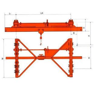 1吨SDQ型手动单梁悬挂起重机河南矿山