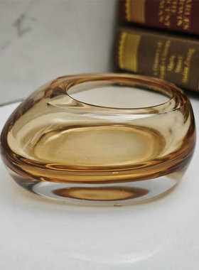 酒店西餐厅别墅品质生活家居日用彩色烟灰缸套色烟缸玻璃烟灰缸