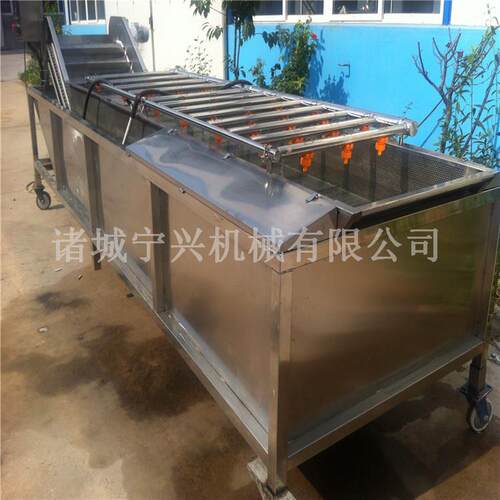 商用全自动气泡清洗机去杂去泥水果蔬菜清洗加工设备