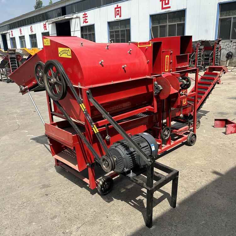 干湿两用花生装NAP摘果离机 自动袋秧果分机 柴电两子用覆盆摘果