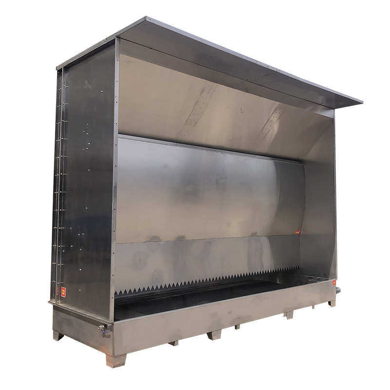 不锈钢镀锌板大型双层水帘柜水帘喷漆柜涂装除尘设备旋风除尘器厂