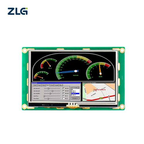 ZLG致远电子TFT-4.3A使用4.3英寸TFT真彩液晶屏 四线电阻式触摸屏