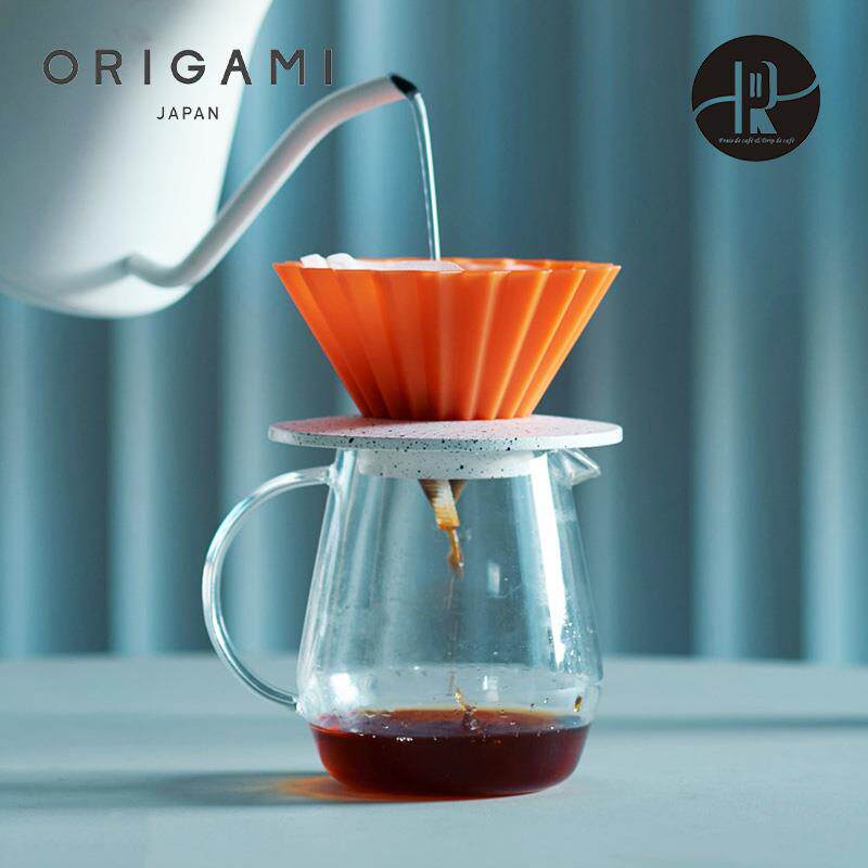 日本原装进口Origami Air 折纸手冲咖啡树脂锥形滤杯蛋糕杯V60