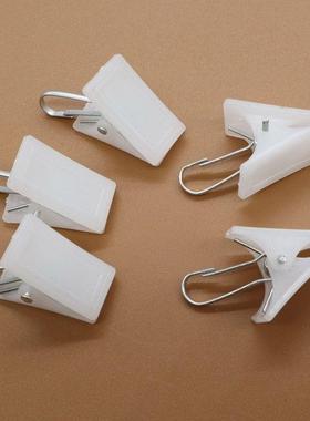 白色塑料小夹子内衣夹袜子夹帽子夹小号窗帘夹子免穿按扣型强力夹