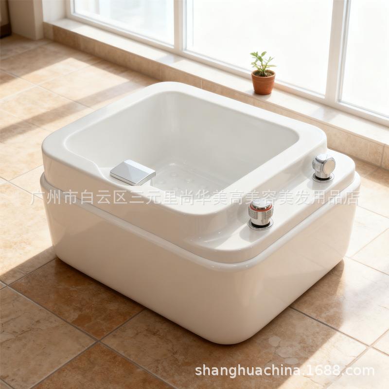 足浴器盆亚克力沐足疗店用智能电动按摩养生家用商用洗脚泡脚桶盆