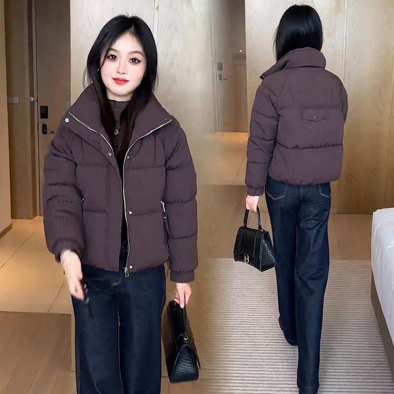 好货时尚洋气加厚立领棉服女2026冬季新款显瘦百搭小个子保暖棉衣