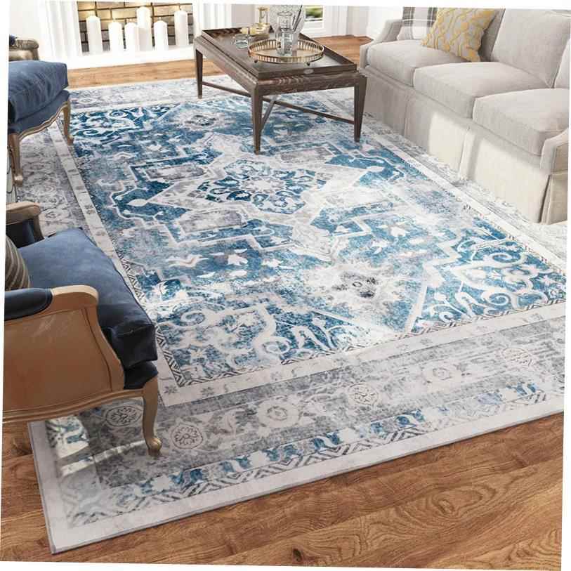 New bedroom sofa coffee table blanket bed short cashmere mat