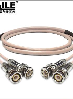 2M跳线BNCQ9-Q9两兆E1接头成品跳线syv-75-2-1DDF转接线2芯