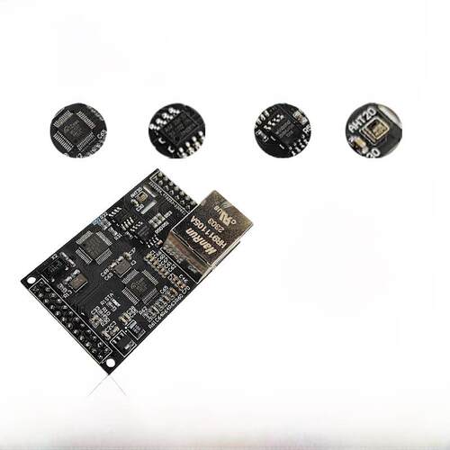 Stm32F103C8T6串口以太网W5500开发板Rj45以太网W5500转换板