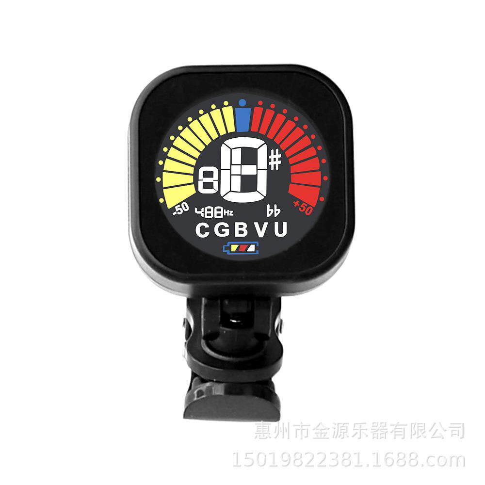 吉他调音器尤克里里小提琴古典夹式多功能可充电校音器