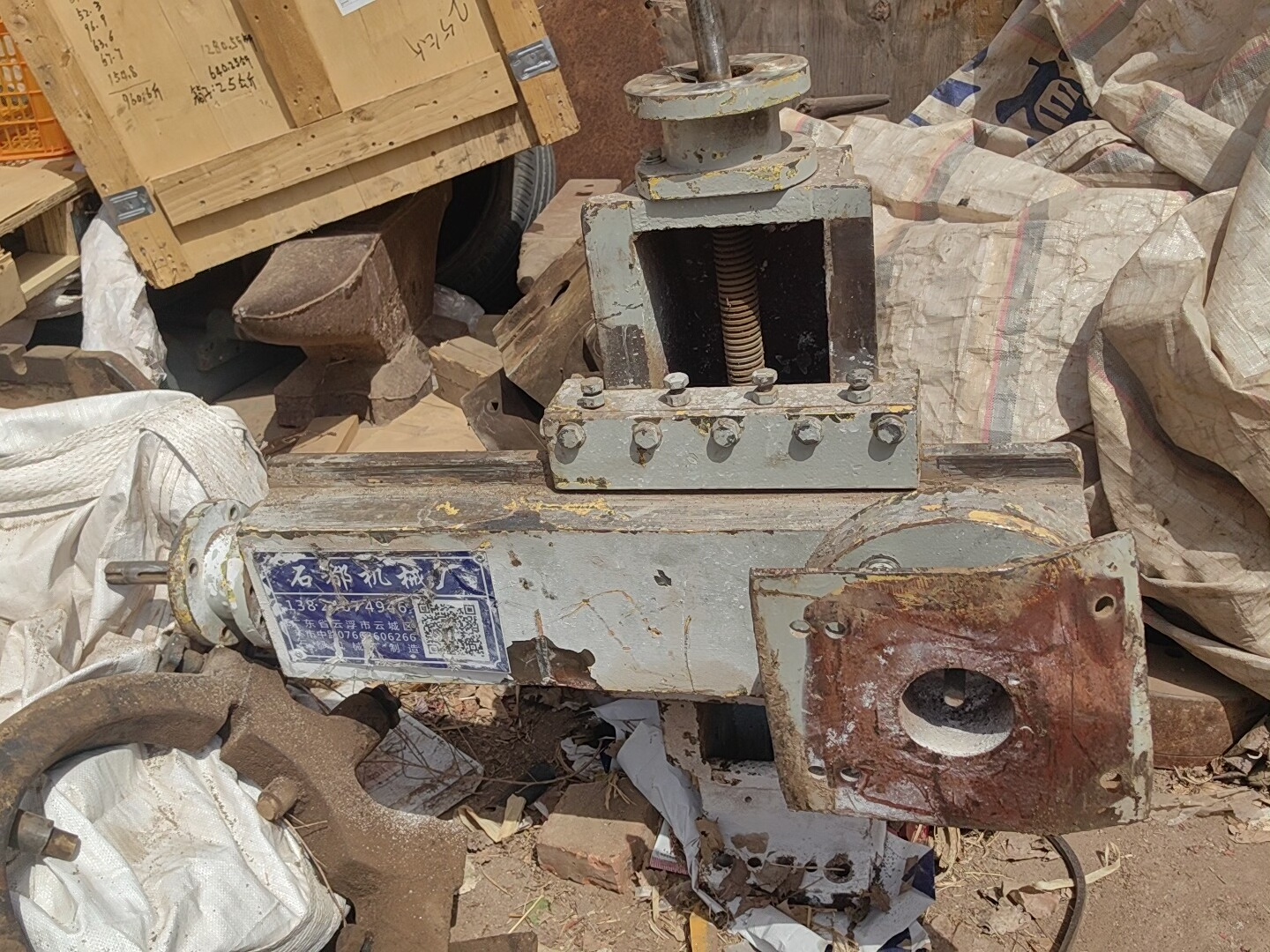 机械厂，立柱滑台，卧式滑台动力头，两个净重500-600斤，